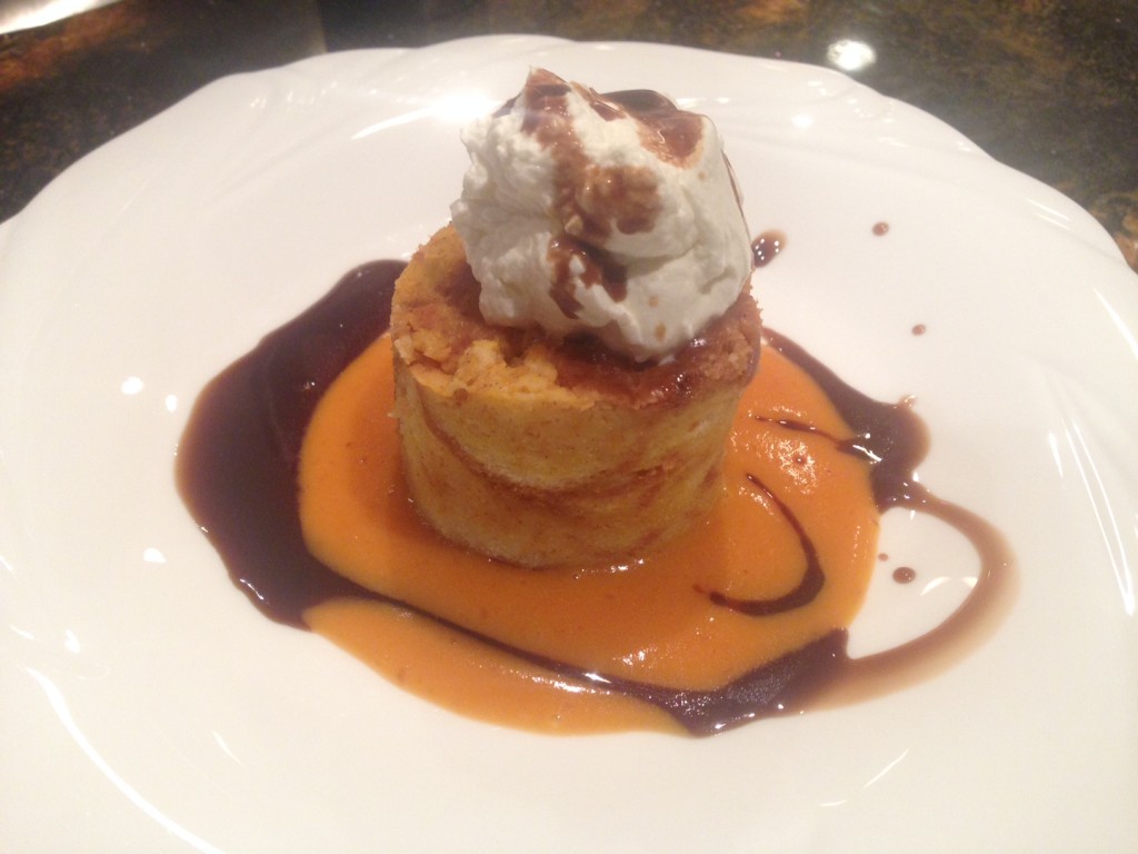 pumpkin bread pudding